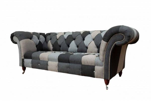 Modern Sofa 3 Seater Chesterfield Three-Seater Living Room Sofas Luxury Couch Style