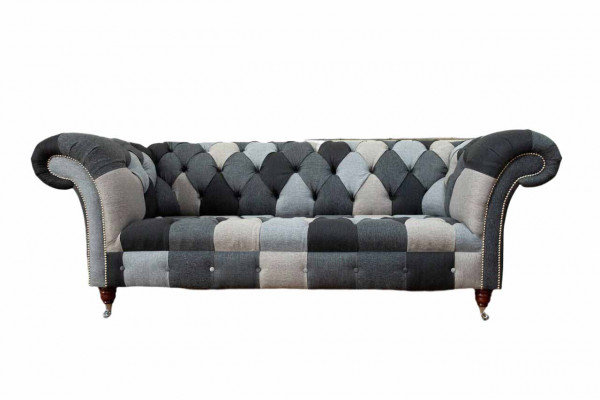 Modern Sofa 3 Seater Chesterfield Three-Seater Living Room Sofas Luxury Couch Style