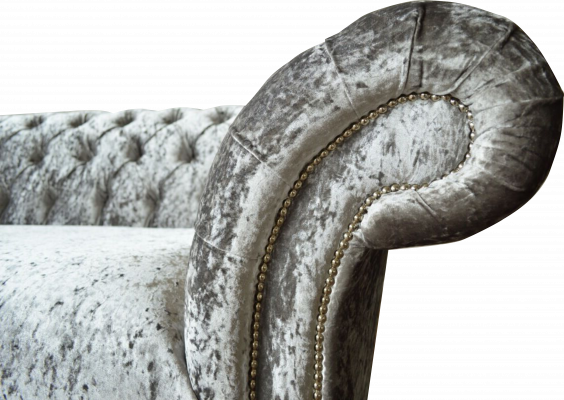 Three-seater couch Chesterfield couch velvet upholstery sofas living room new