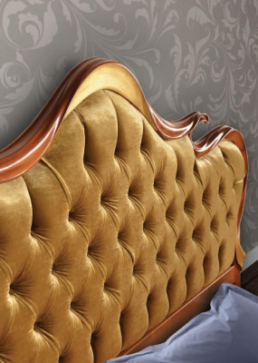 Bedroom bed, nightstand, dressing table, stool, upholstered bed, double bed set 5-piece