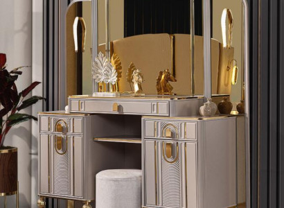 Dressing table vanity table makeup console console table beige