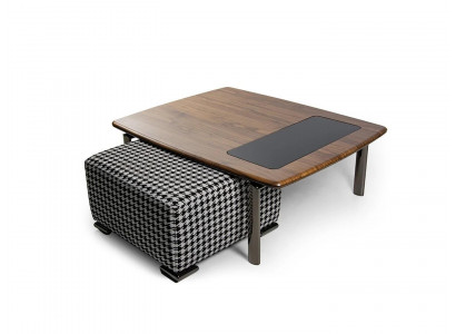 Complete Design Modern Coffee Table with Ottoman Living Room Furniture