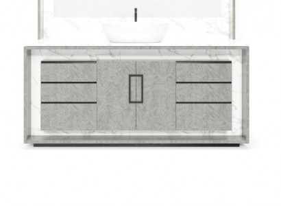 Gray bathroom cabinet bathroom furniture shelf bathroom cabinet wooden shelves