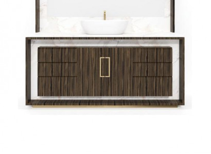 Brown bathroom cabinet bathroom furniture shelf bathroom cabinet wooden shelves