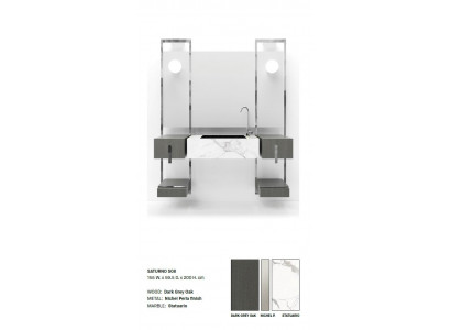 Gray bathroom sink faucets bathroom furniture Italian style sink