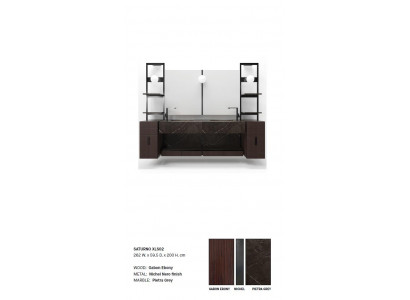 Brown Italian sink classic vanity classic furniture