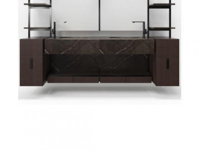 Brown Italian sink classic vanity classic furniture