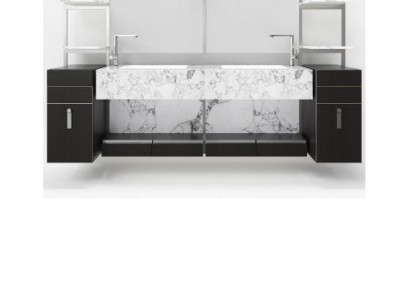 Black Italian bathroom sink classic cabinet vanity new