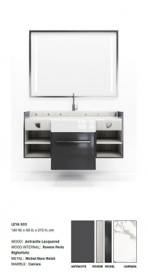 Classic furniture gray sink with drawers Classic furniture new
