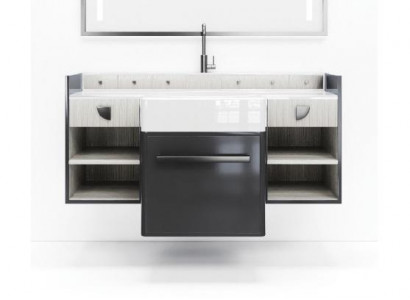 Classic furniture gray sink with drawers Classic furniture new