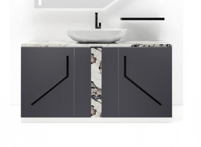 Gray bathroom sink faucets bathroom furniture Italian style bathroom