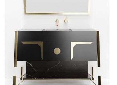 Black sink bathroom fittings bathroom furniture Italian style sink