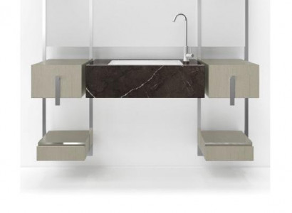Gray bathroom sink faucets bathroom furniture Italian style sink