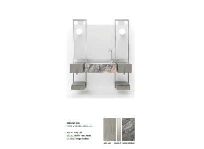 Gray bathroom sink faucets bathroom furniture Italian style new