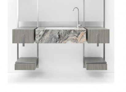 Gray bathroom sink faucets bathroom furniture Italian style new