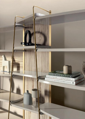 Book shelf furniture living room shelves wall unit walls Italian furnishings