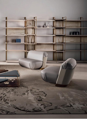 Book shelf furniture living room shelves wall unit walls Italian furnishings