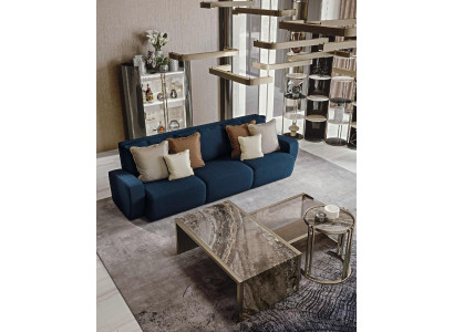3-seater sofa coffee table glass furniture living room furniture sofa furniture Italy Bizzotto