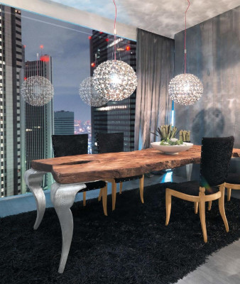 Dining table, table, furniture, furnishing, tables, Italian furniture, solid wood, dining room.
