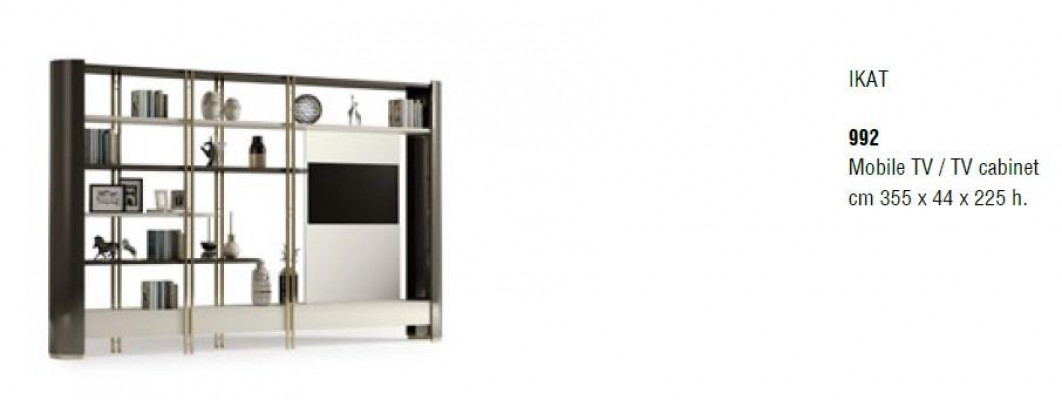 Living room wall unit TV wall cabinet wood solid wood RTV TV cabinet wall unit Italy new