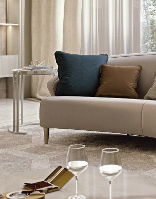Design sofa three-seater couch furniture Italian furnishing sofas new Bizzotto