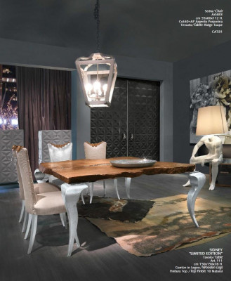 Dining table luxury table solid wood furniture from Italy dining room tables furnishing