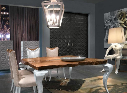 Dining table luxury table solid wood furniture from Italy dining room tables furnishing