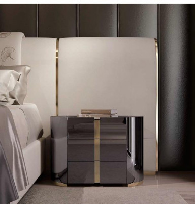 Luxury bedroom bed double bed furniture designs Italy Bizzotto upholstered beds