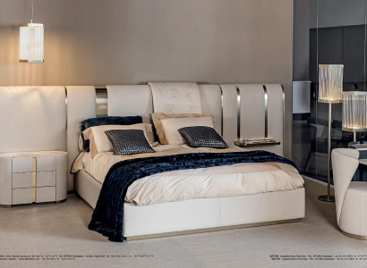 Luxury bed Italian design furniture bedroom beds double marriage