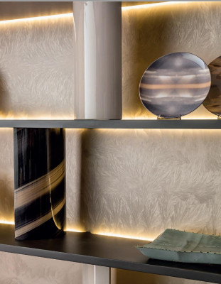 Bookshelf, shelf, shelves, standing shelf, wall shelf, living room, dining room, partition wall, new