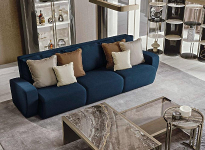 Sofa 3-seater living room couch furniture upholstered sofas Bizzotto new