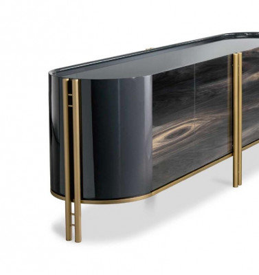 Sideboard Living Room Solid Wood Lowboard Dining Room Furniture Design Bizzotto New