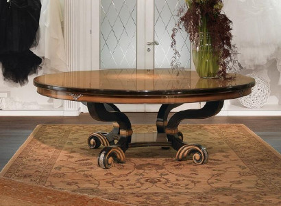 Dining room tables round furniture dining table luxury round table solid wood Italy new