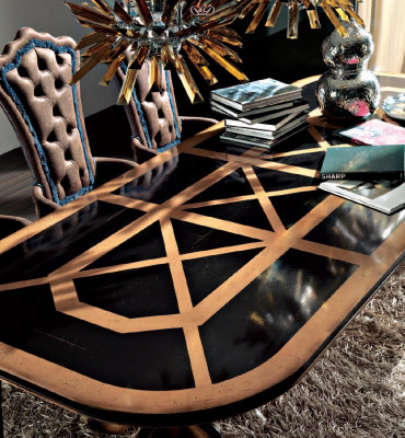 Dining table table wood tables furniture baroque rococo dining table antique style Italian
