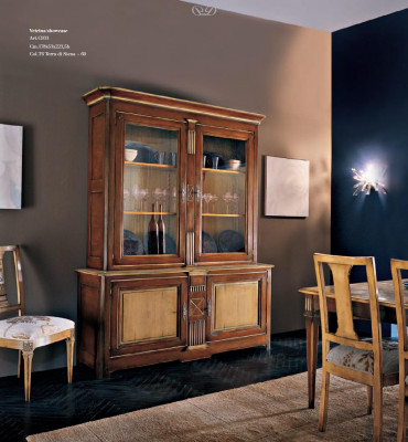 Cabinets Furnishing Display Cabinet XXL Glass Cabinet Sideboard Furniture Classic Shelves