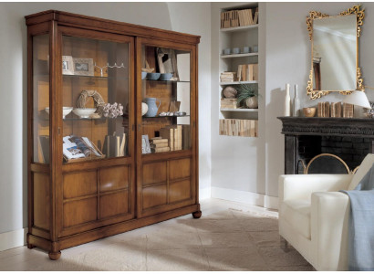 Living room display cabinet bookshelf sideboard classic furniture wooden shelves