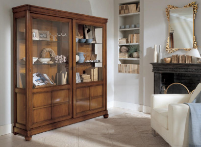 Living room display cabinet bookshelf sideboard classic furniture wooden shelves