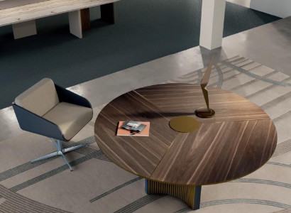 Office furniture, work desk with swivel chair, office desk, computer desk, Italian furniture