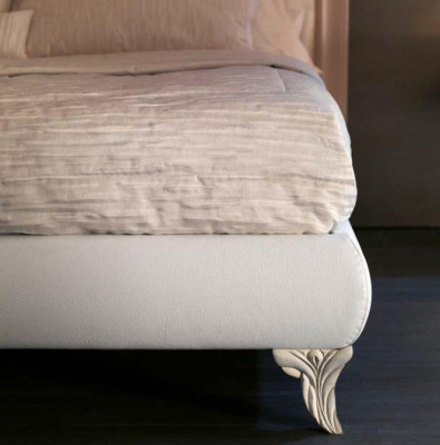 Double bed classic beds bedroom furniture solid wood Bizzotto bed Italy