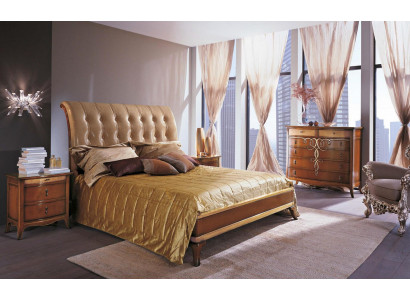 Bedroom Brown Modern Double Bed Furniture Beds Bedframes Wood Double