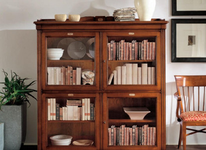Bookshelf Display Cabinet Display Case Classical Cabinet Bookcase Wood Shelf