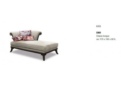Art Deco Textile Comfort Luxurious Chaise Lounge Relax Chaise Lounge Chaise Longue