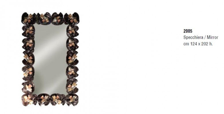 Wall mirror contemporary mirror Italian living room furniture new Bizzotto