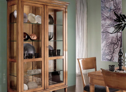 Showcases showcase XXL glass cabinet sideboard wood furniture classic shelves cabinets