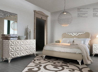 Wall mirror classic wood rectangular mirror design silver bedroom new