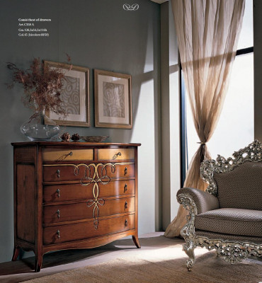 Chest of drawers, sideboard, classic style, sideboard, wood, new luxury Italian wood furniture