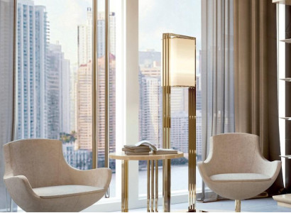 Floor lamp stand lights lamps gold modern lamp furniture new