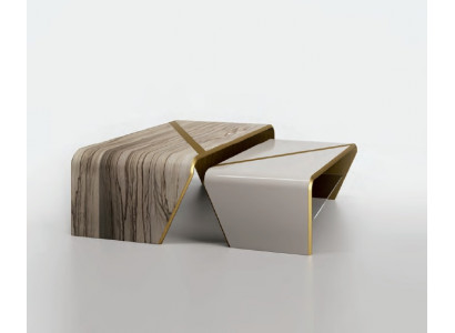 Coffee table living room furniture coffee table table design Bizzotto new set of 2 tables