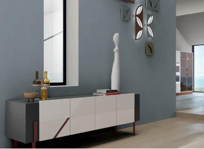 Sideboard Italian Furniture Living Room Solid Wood Cabinet Luxury Design New