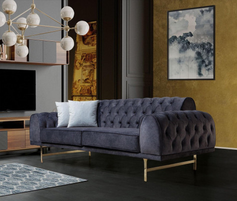 Black and white sofa set 3+3 seater stylish single armchair sofas
